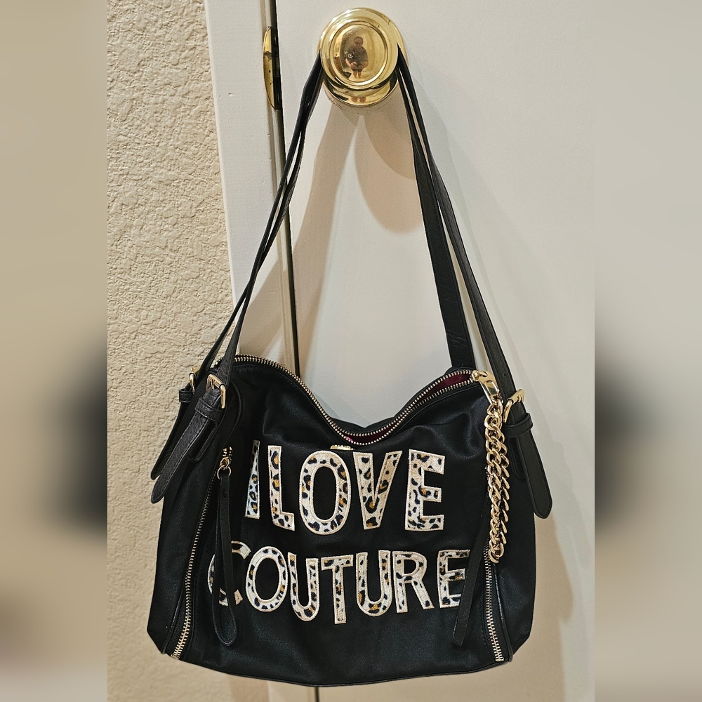Juicy Couture Black And Gold Shoulder Bag View 2